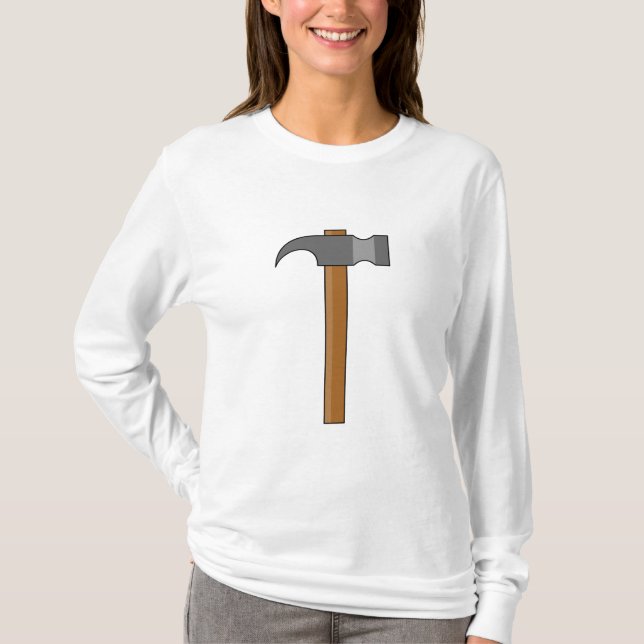 Claw Hammer Cartoon T-Shirt (Front)