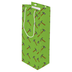 Claw Hammer Cartoon Wine Gift Bag