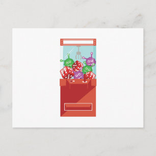 Claw Machine Postcard