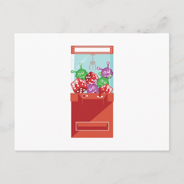 Claw Machine Postcard (Front)
