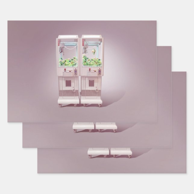 Claw Machine Wrapping Paper Sheet (Set)