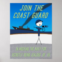 Claw of Knowledge "Join the Coast Guard" Poster