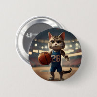 Claw-some Hoops: The Fearless Cat Basketballer