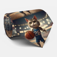 Claw-some Hoops: The Fearless Cat Basketballer