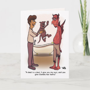 Clawdia  Folded Greeting Card