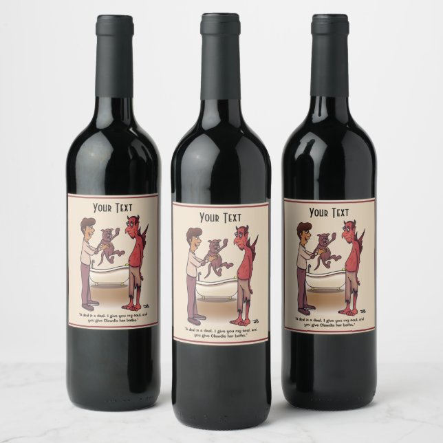 Clawdia Wine Label (Bottles)