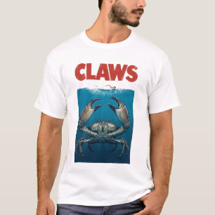 CLAWS Funny Crab Parody Shirt Ocean Movie Spoof
