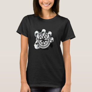 Claws Gripping Compass Rose T-Shirt