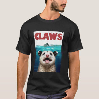 Claws Opossum and Trash Top Cute Funny Cat Lovers 