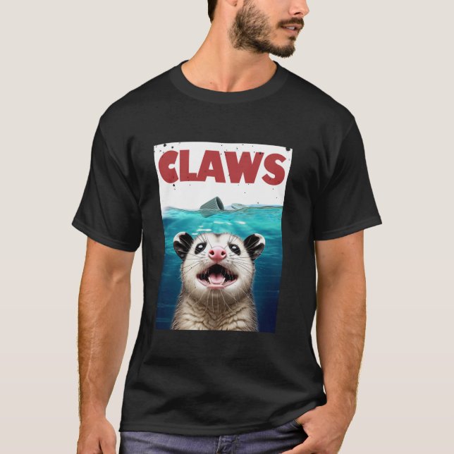 Claws Opossum and Trash Top Cute Funny Cat Lovers  (Front)