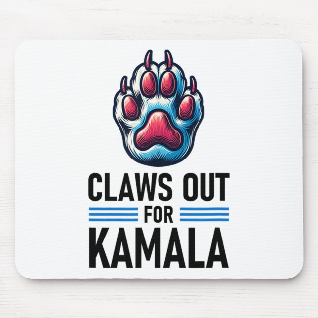 Claws Out For Kamala  Mouse Pad (Front)