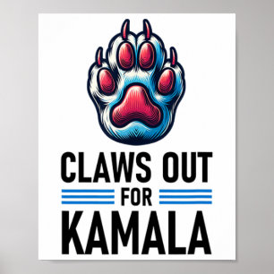 Claws Out For Kamala Poster