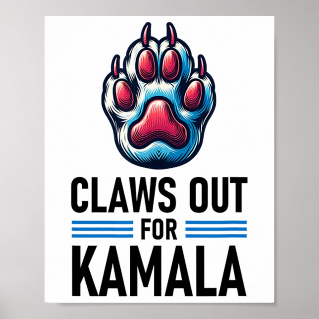 Claws Out For Kamala  Poster (Front)