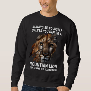 Claws Scratch Ripping Cougar Mountain Lion Sweatshirt