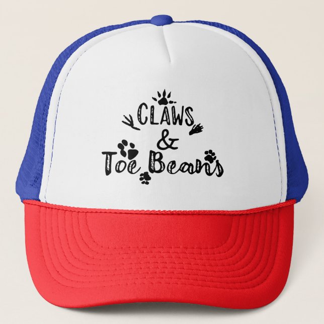 Claws & Toe Beans Trucker Hat (Front)