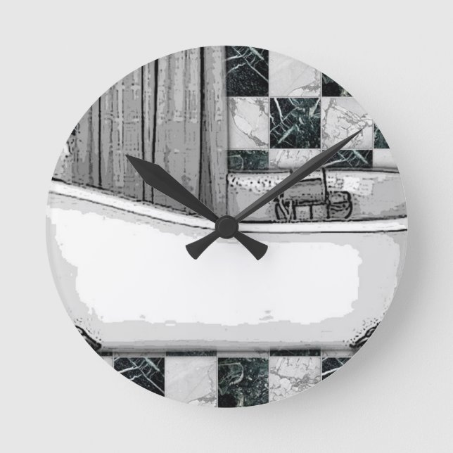 CLAWTUB BATH TESSA 1.jpg Round Clock (Front)