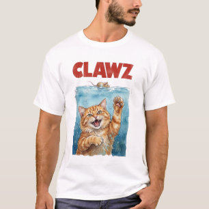 CLAWZ Funny Cat Parody Shirt   Cute Cat Movie 