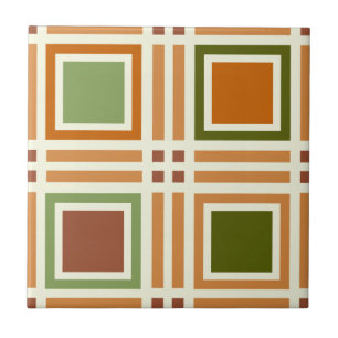 Clay Algae Pattern Ceramic Tile