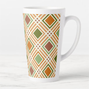 Clay Algae Pattern Latte Mug