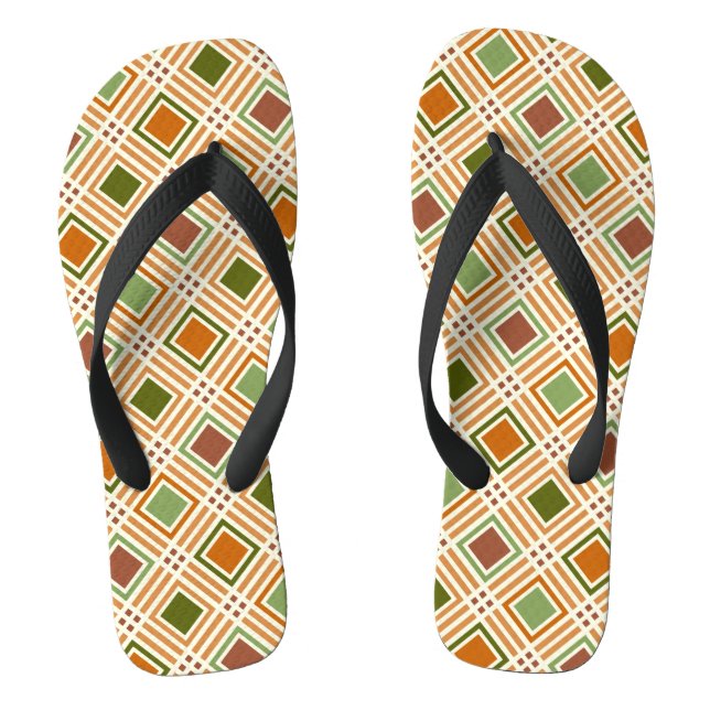 Clay Algae Pattern Thongs (Footbed)
