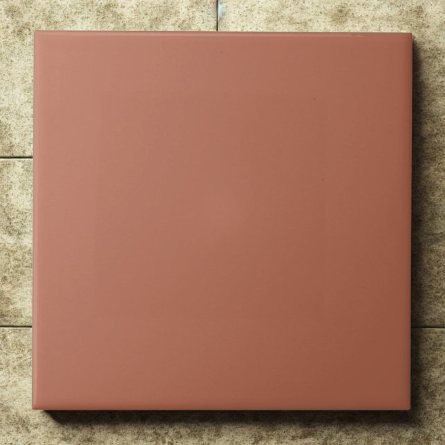 Clay #b66a50 – Warm, Mellow, Natural Orange Ceramic Tile (Creator Uploaded)