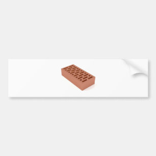 Clay brick bumper sticker