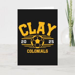 Clay Colonials Soccer Byll 2025 Card