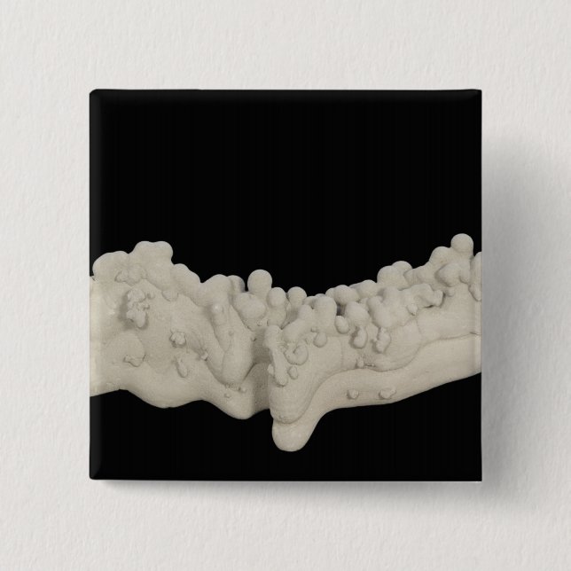 Clay Concretion 15 Cm Square Badge (Front)