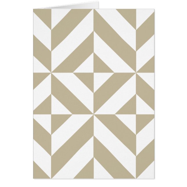 Clay Geometric Deco Cube Pattern (Front)