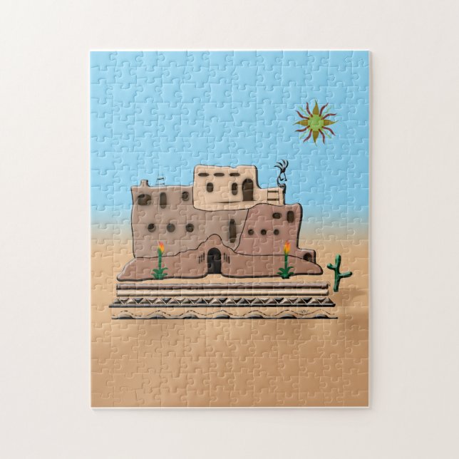 Clay House Jigsaw Puzzle (Vertical)