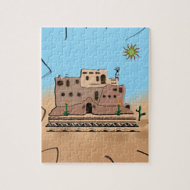 Clay House Jigsaw Puzzle (Vertical)