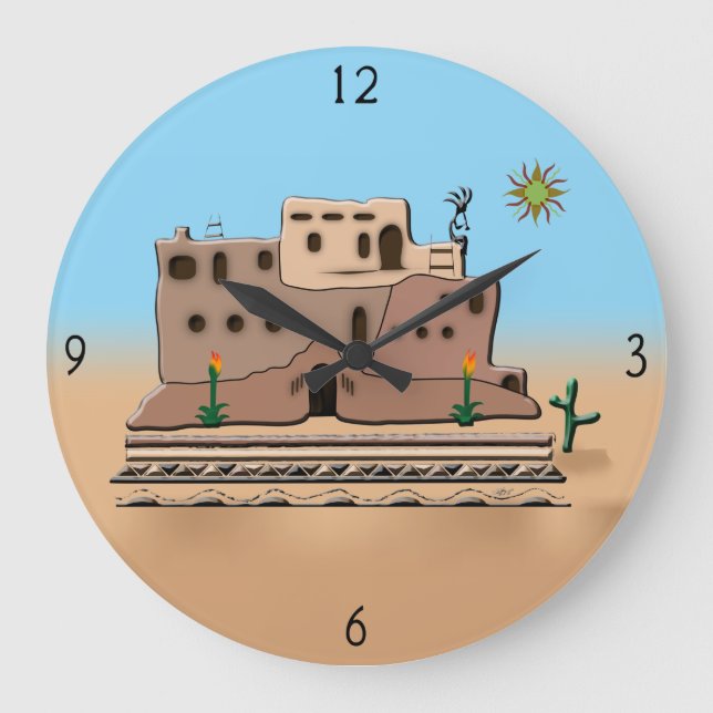 Clay House Large Clock (Front)