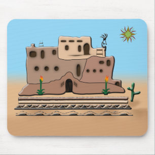 Clay House Mouse Pad