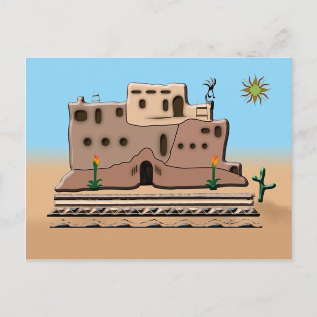 Clay House Postcard (Front)