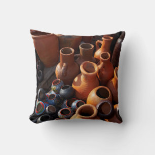 Clay Pots, Hazyview, Mpumalanga, South Africa Cushion