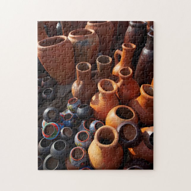 Clay Pots, Hazyview, Mpumalanga, South Africa Jigsaw Puzzle (Vertical)