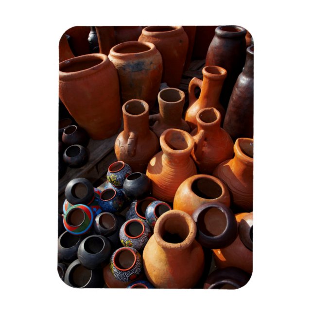 Clay Pots, Hazyview, Mpumalanga, South Africa Magnet (Vertical)