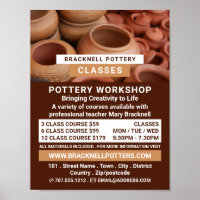 Clay Pots, Pottery Classes, Potters Advertising