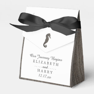 Clay Seahorse Beach Wedding Favour Box