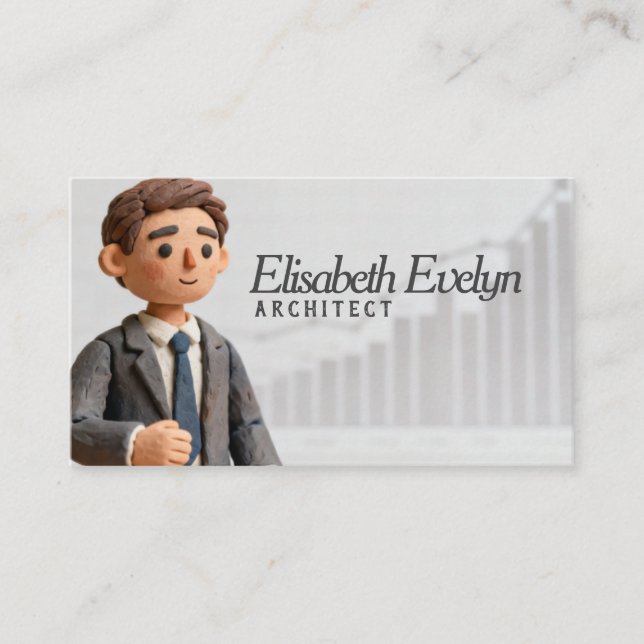 Clay Success: Business Progress in View Card (Front)