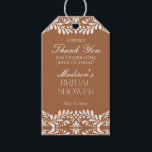 Clay Talavera Tile Fiesta Bridal Shower Favour Gift Tags<br><div class="desc">Everyone loves a fiesta! This collection is a stunning blend of elegance and cultural heritage, inspired by the traditional Mexican Clay Talavera tile patterns. The earthy burnt orange Terracotta floral border exudes sophistication and a touch of festive charm, making it perfect for your Spanish or Mexican inspired celebration. Whether you're...</div>