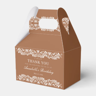 Clay Talavera Tile Spanish Fiesta Birthday Dessert Favour Box
