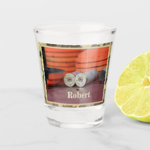 Clay Targets Trap Shooting Hunting Personalised Shot Glass
