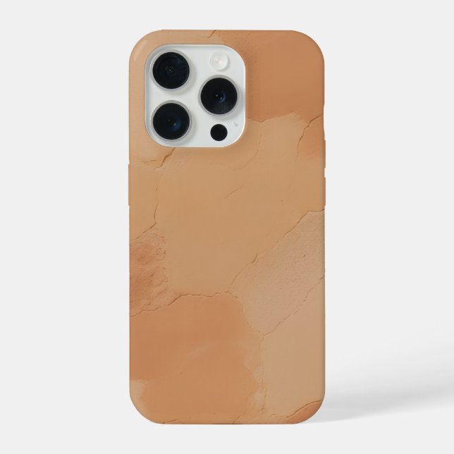 Clay Terracotta Dusk — Warm Desert Sand iPhone Case (Back)
