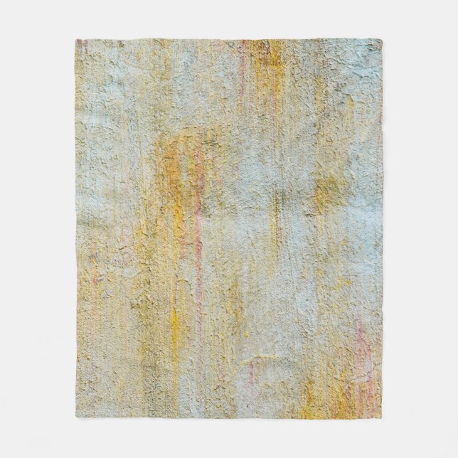 clay wall texture and background from clay houseab fleece blanket (Front)