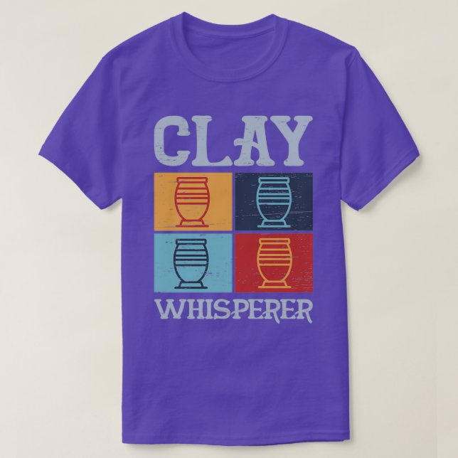 Clay Whisperer for a Ceramics Artist T-Shirt (Design Front)