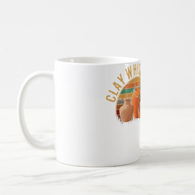 Clay Whisperer Pottery Coffee Mug (Left)