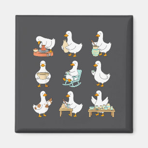Clay Whisperer T Er Ceramic Silly Goose Making Tte Magnet