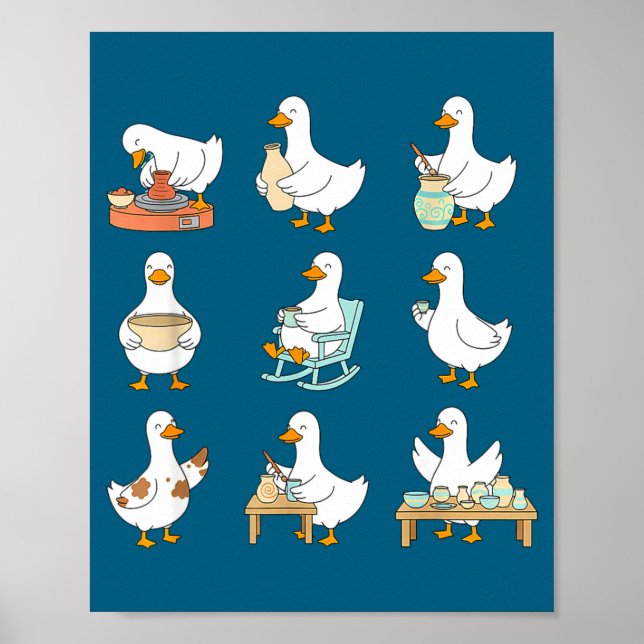 Clay Whisperer T Er Ceramic Silly Goose Making Tte Poster (Front)