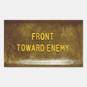 Claymore Mine Phone Cover Mk I Front Towards Enemy Rectangular Sticker